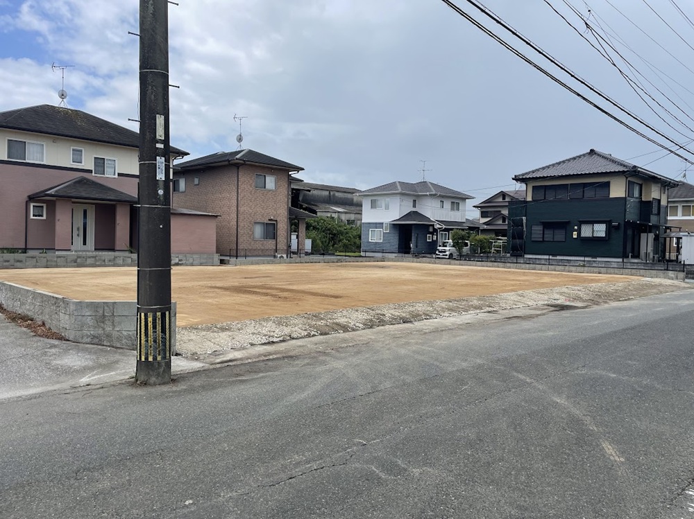 宇城市 小川町 河江小近分譲地（全２区画）北東側より