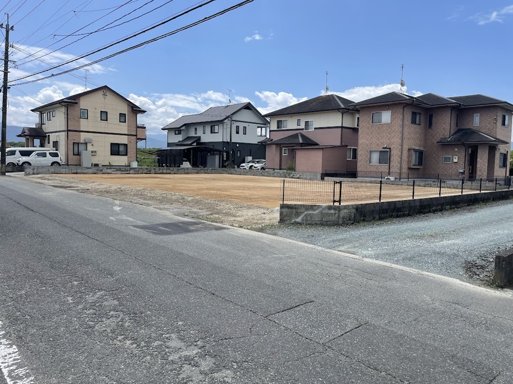 宇城市 小川町 河江小近分譲地（全２区画）北西側より